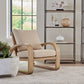 Barbora - Wooden Accent Chair