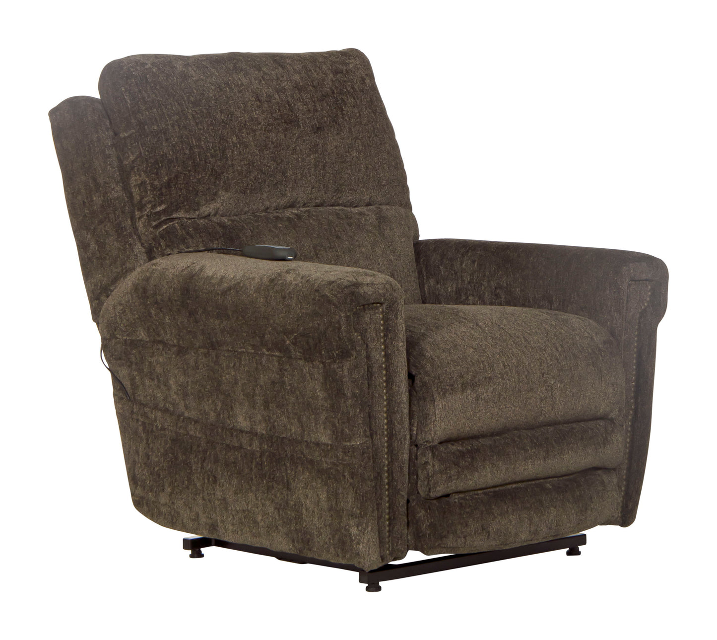 Warner - Power Headrest With Lumbar Power Lay Flat Recliner