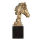 Chiseled Horse Bust - Sculpture - Bronze