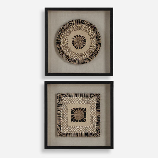 Intertwine - Knit Paper Shadow Box (Set of 2)