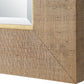 Bungalow - Grass Cloth Mirror - Light Brown