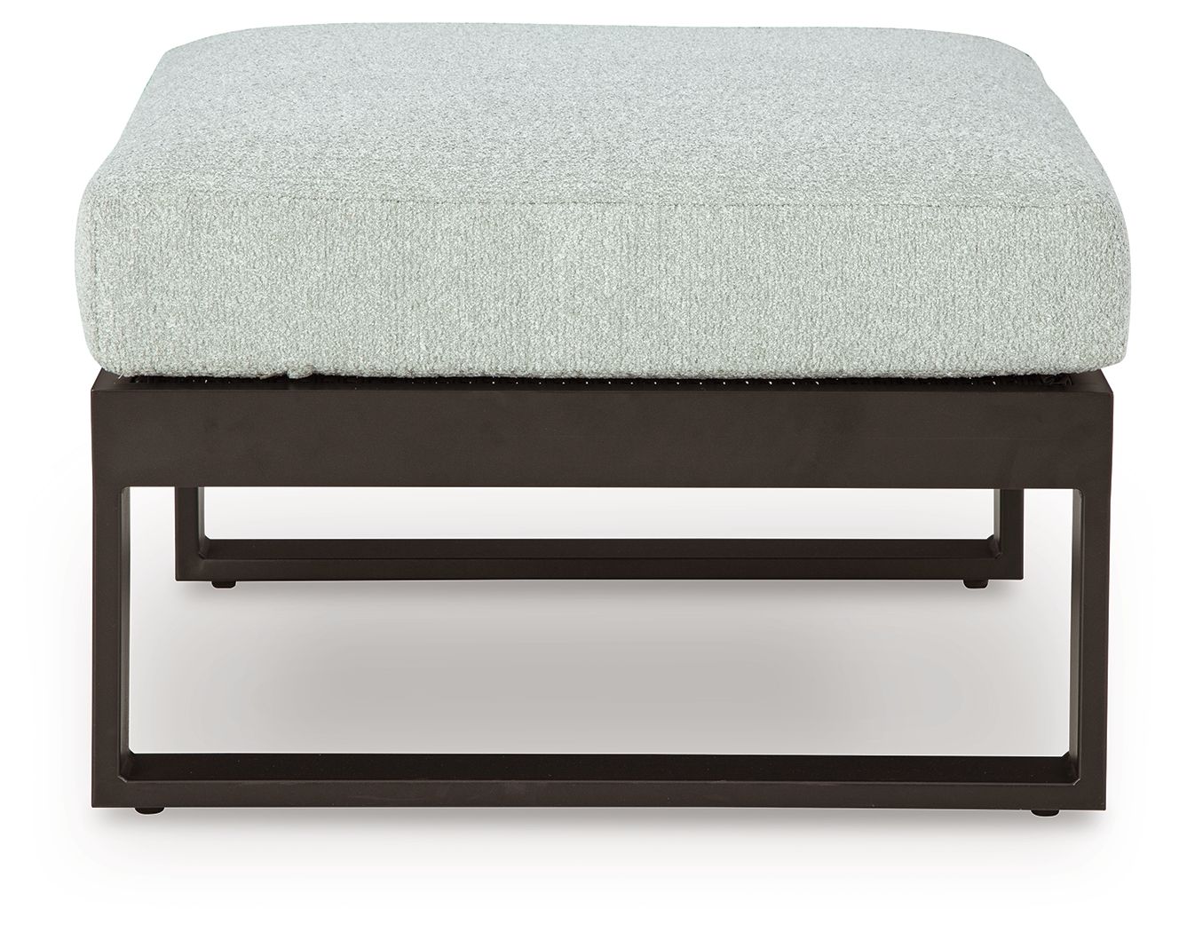 Beachloft - Black / Gray - Ottoman With Cushion