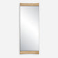 Russo - Oversized Modern Mirror - Light Brown