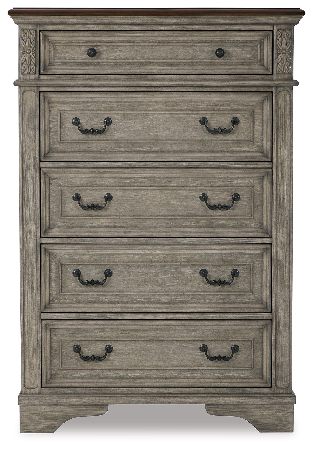 Lodenbay - Antique Gray - Five Drawer Chest