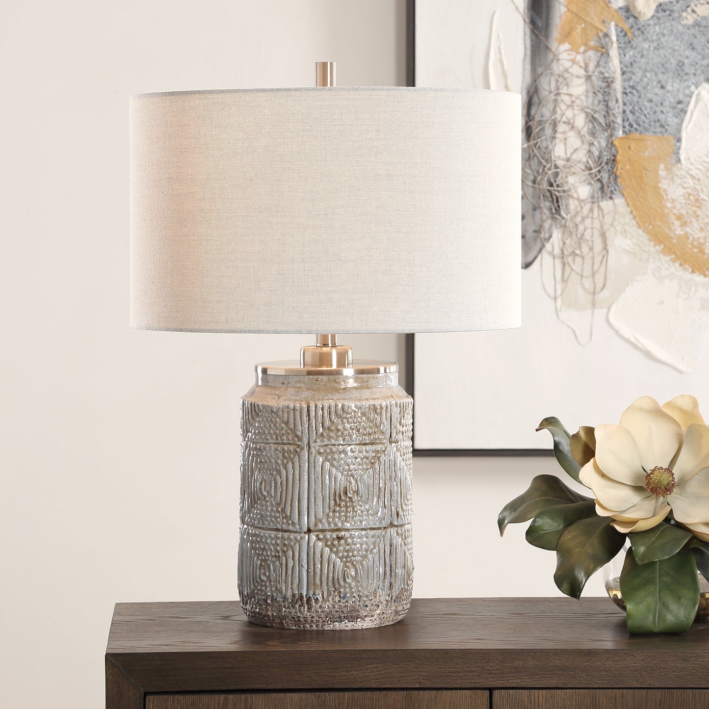 Graydon - Table Lamp - Gray