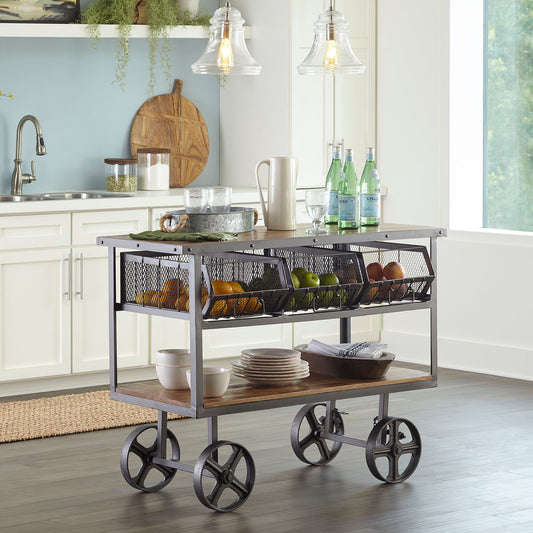 Farmers Market - Accent Trolley - Dark Gray