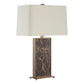 Lafferty - Marble Table Lamp - Dark Brown