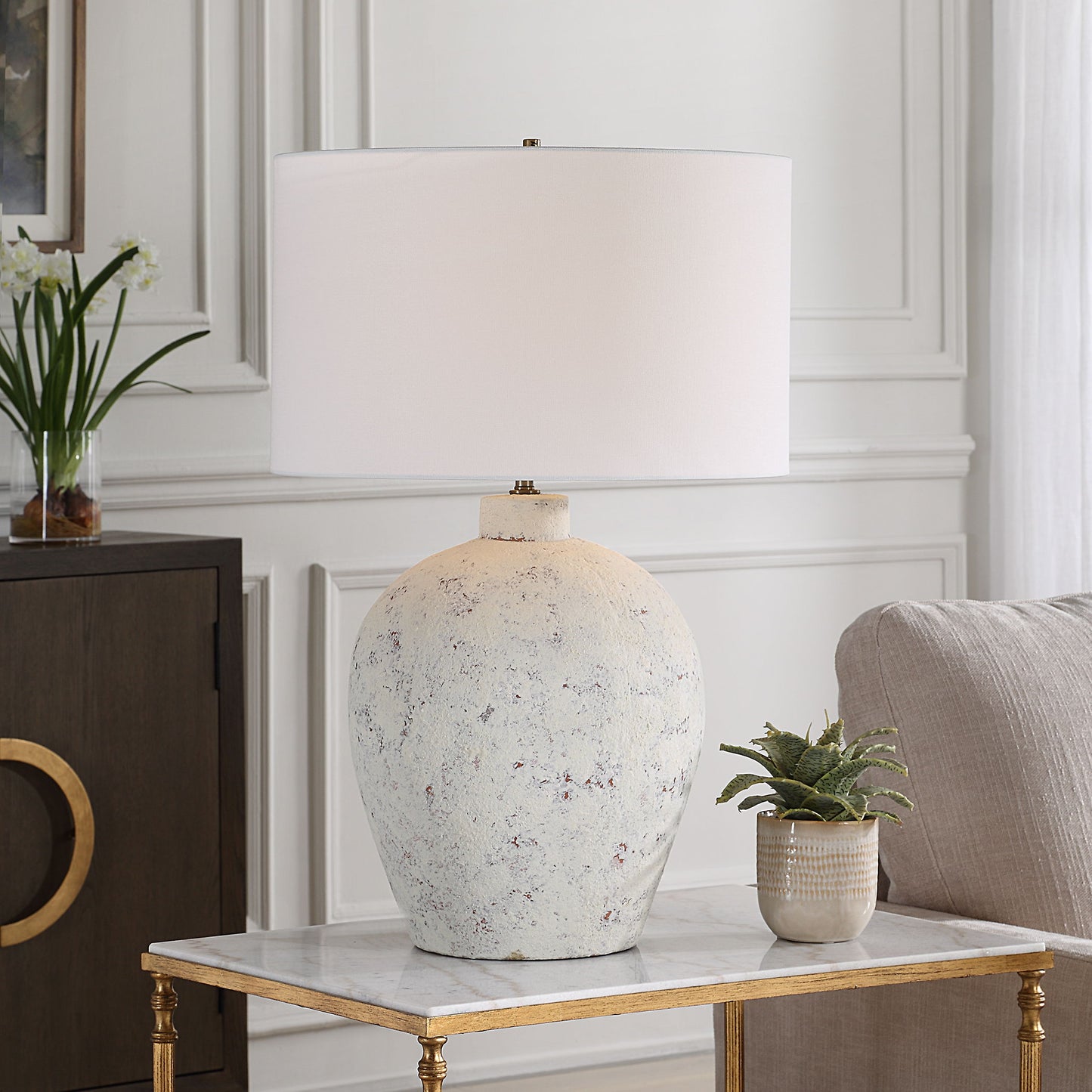 Karena - Table Lamp - Ivory