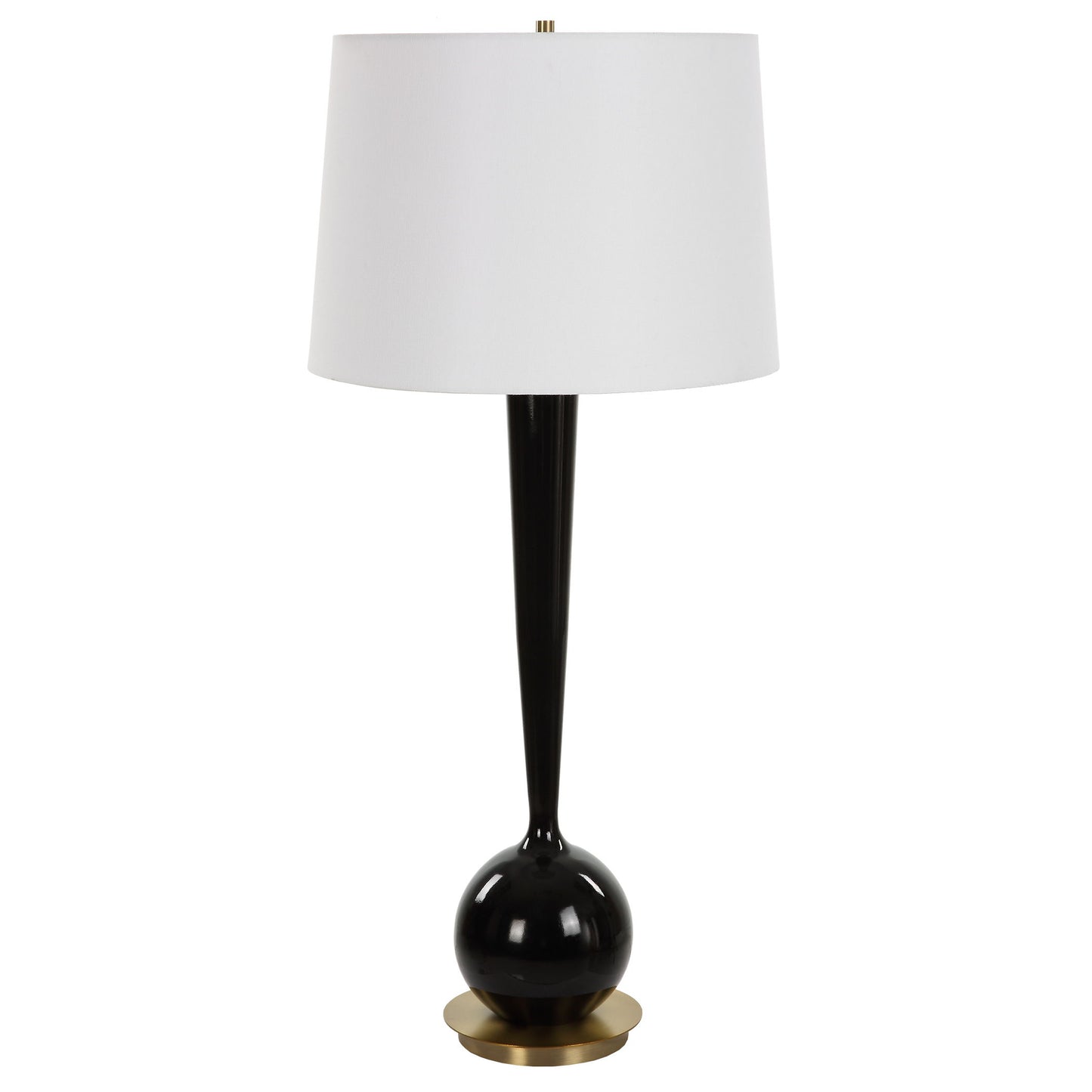 Brielle - Table Lamp - Polished Black