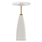 Sora - Glass Drink Table - White