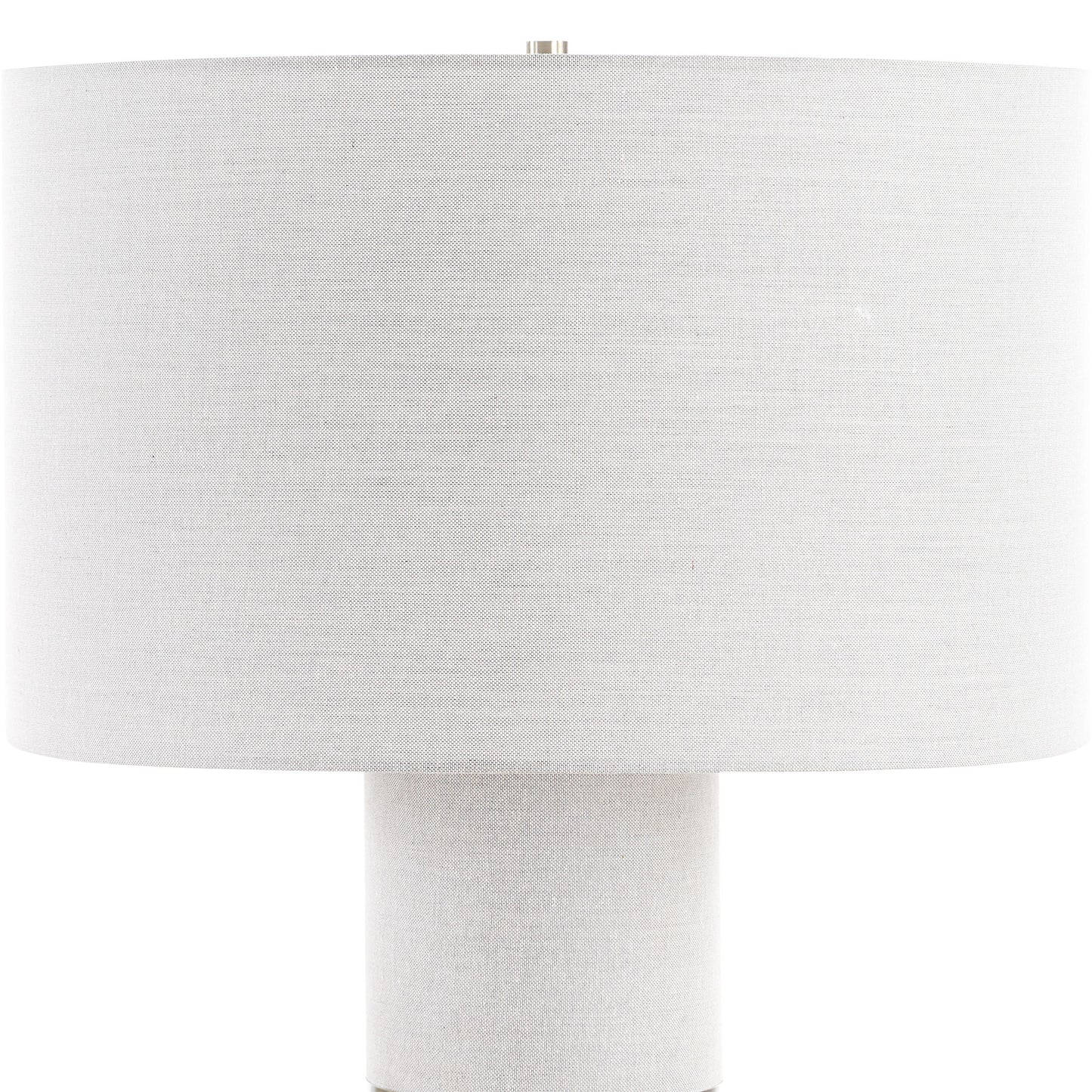 Maliyah - Linen Table Lamp - White