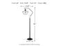 Makeika - Black - Metal Floor Lamp