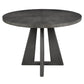 Pulsar - Round Gray Walnut Dining Table