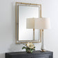 It's All Connected - Rectangle Brass Mirror