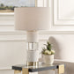 Maliyah - Linen Table Lamp - White