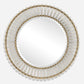 Denali - Textured Glass Round Mirror