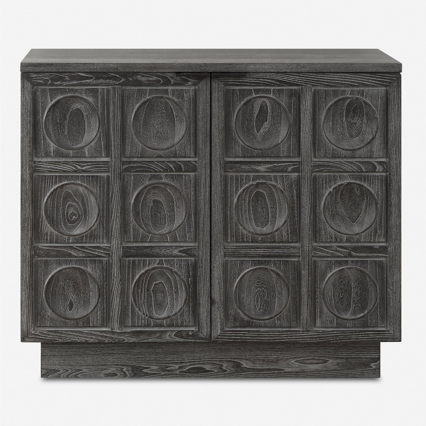 Shelby - 2 Door Ebony Stained Cabinet