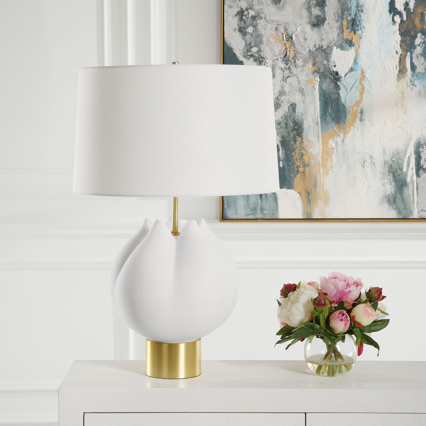 In Bloom - Table Lamp - White