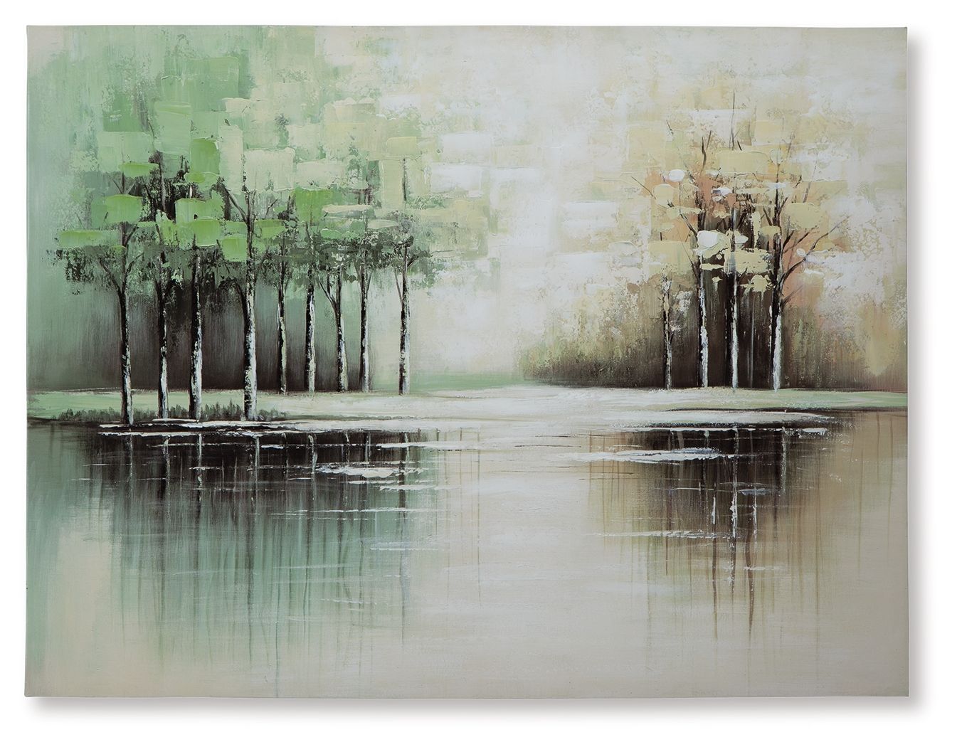 Garlenridge - Green / Tan / White - Wall Art