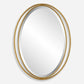 Rhodes - Gold Oval Mirror