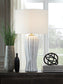 Lanwell - Antique Gray - Poly Table Lamp