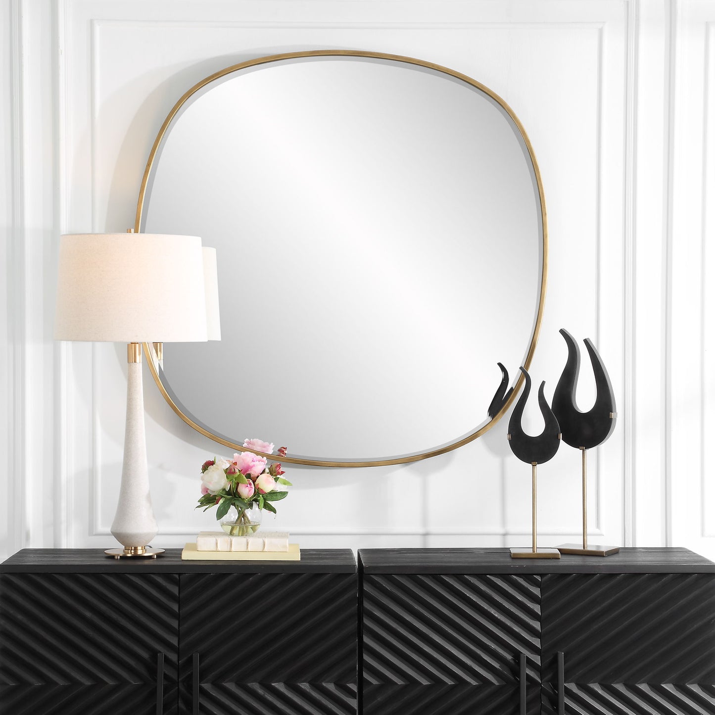 Webster - Mirror - Antique Gold