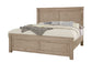 Cool Rustic - Queen Mansion Bed With Mansion Footboard - Clear Maple