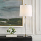 Colette - White Stone Table Lamp