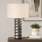 Corvair - Scalloped Table Lamp - Bronze