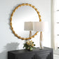 Nacala - Round Mirror - Gold