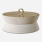 Luxe - White Shagreen Round Box