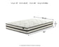 Chime 10 Inch Hybrid - White - 2 Pc. - Queen Mattress And Pillow