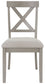 Parellen - Gray - Dining UPH Side Chair (Set of 2)