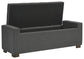 Cortwell - Gray - Storage Bench