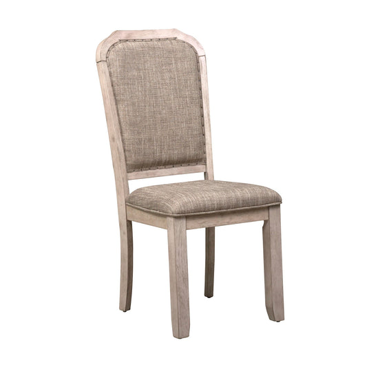 Willowrun - Upholstered Side Chair - Rustic White