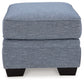 Carissa Manor - Denim - Ottoman