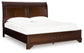 Trellington - Brown - Queen Sleigh Storage Bed