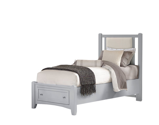 Bonanza - Linen Upholstered Bed With Storage Footboard