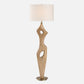 Almyra - Solid Wood Floor Lamp - Light Brown