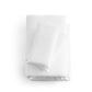 Linen-Weave Cotton California King Sheet Set - White