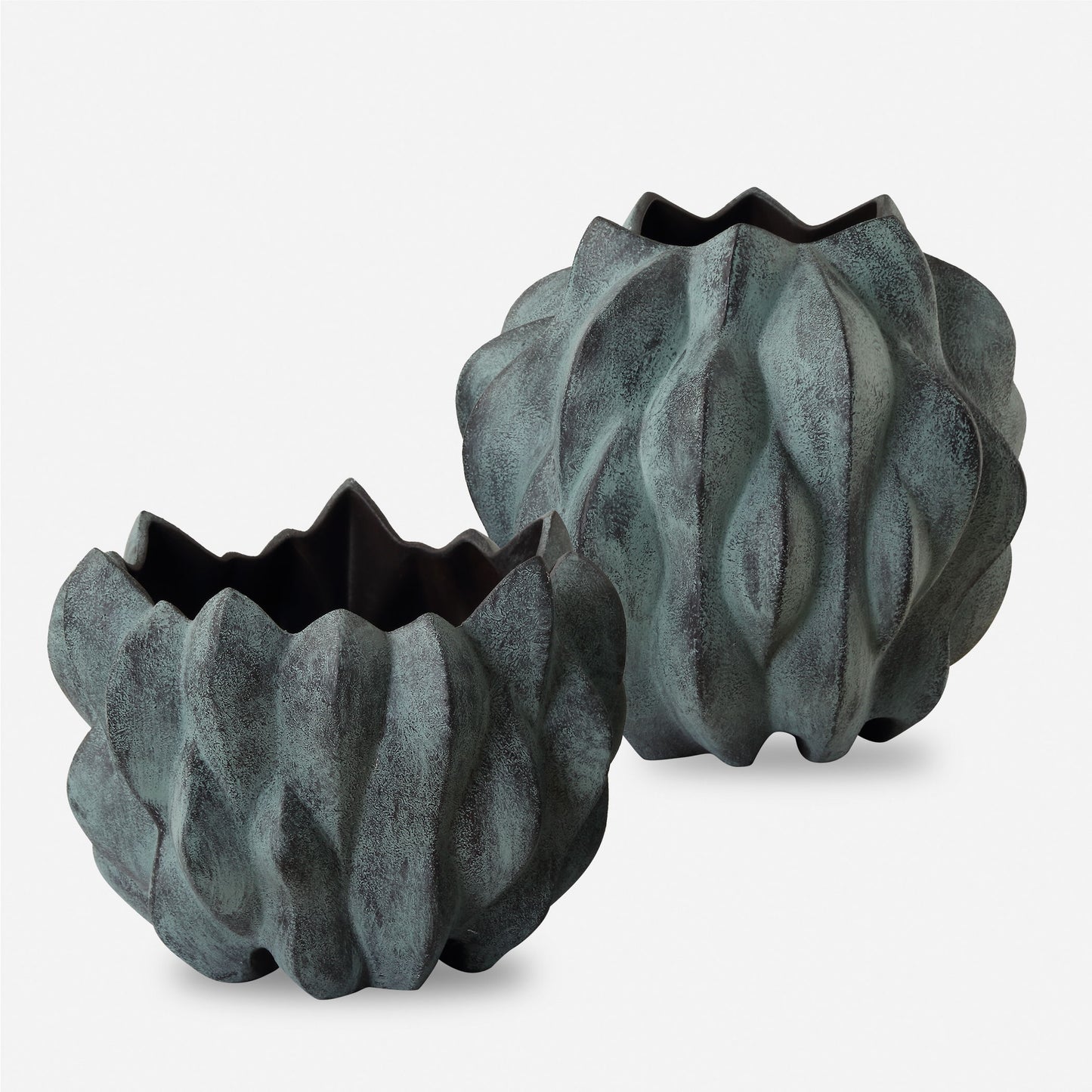 Verdant - Bronze Vases (Set of 2)