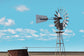 Windmill In The Field By Anna Coppel (Small) - Blue