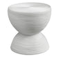 Bongo - Rattan Side Table - White