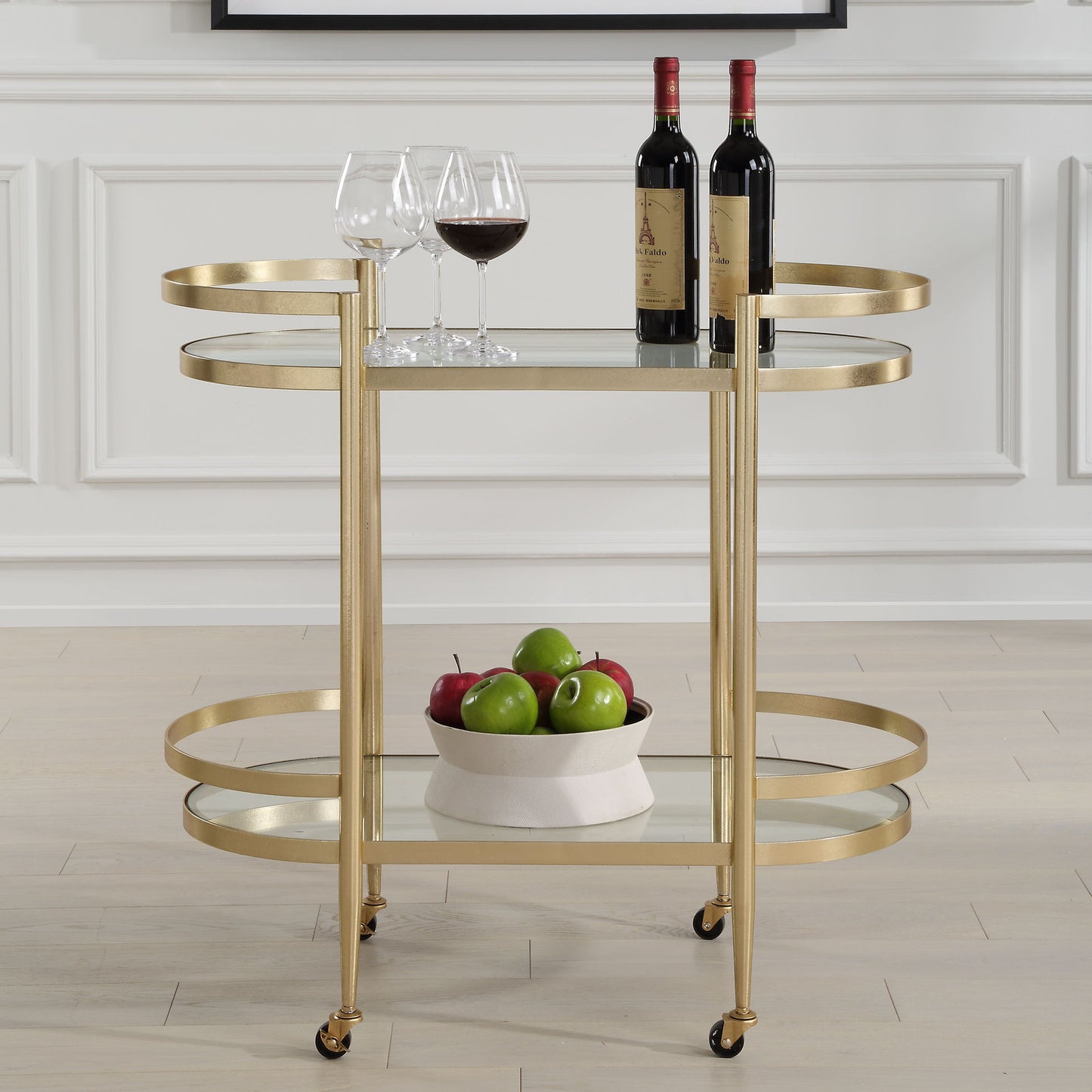 Isabelle - Gold Bar Cart