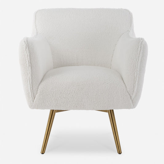 Oasis - White Swivel Chair
