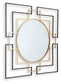 Oceanal - Black / Gold Finish - Accent Mirror