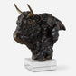 Bison - Bust Bronze Sculpture