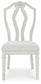 Montelaine - Antique White - Dining Upholstered Side Chair (Set of 2)