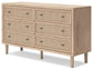 Cielden - Two-Tone - Six Drawer Dresser