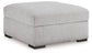 Gabyleigh - Nickel - Ottoman With Storage